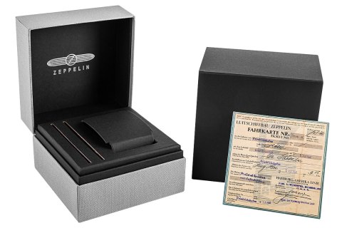 Zeppelin Zegarek Męski ZEPPELIN 100 Yahre 7680-2 + BOX
