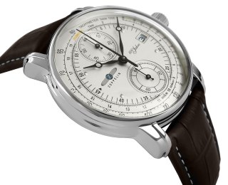 Zeppelin Zegarek Męski ZEPPELIN 100 Yahre Chronograph 8670-1 + BOX