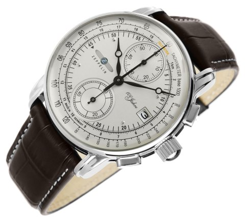 Zeppelin Zegarek Męski ZEPPELIN 100 Yahre Chronograph 8670-1 + BOX