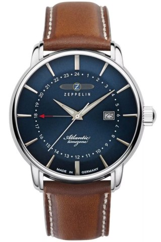Zeppelin Zegarek Męski ZEPPELIN Atlantic Timezone 8442-3 + BOX