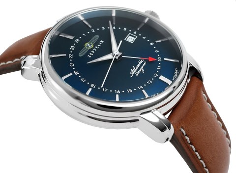 Zeppelin Zegarek Męski ZEPPELIN Atlantic Timezone 8442-3 + BOX