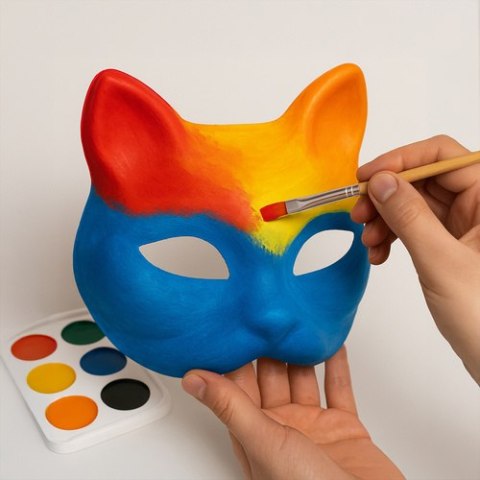 Maska kota DIY 6szt. + akcesoria Maaleo 26570 MAALEO