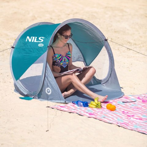 NC3142 MORSKI NAMIOT PLAŻOWY SAMOROZKŁADAJĄCY NILS CAMP