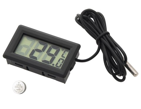 50-310# Termometr panelowy blow lcd czarne th001 Blow