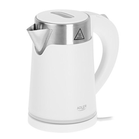 AD 1372 white Czajnik metalowy 0,6l ADLER