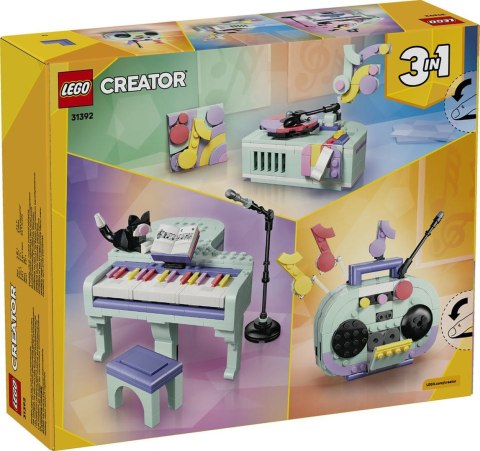31392 | Dekoracyjny Fortepian z Kotem LEGO