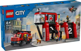 60414 | Remiza strażacka z wozem strażackim LEGO
