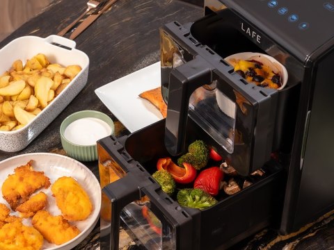 Frytkownica beztłuszczowa LAFE Dual Fry 10 L LAFE