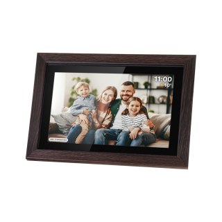Cyfrowa ramka Kruger&Matz na zdjęcia FRAMEO Wi-Fi 10,1" drewniana ramka Kruger&Matz