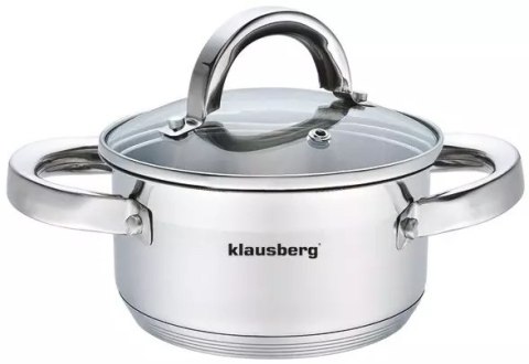 Garnek stal, śr.12cm 0,5l klausberg Klausberg