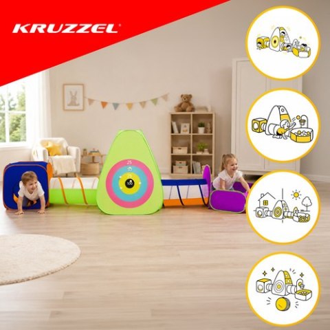 Namiot dla dzieci z tunelami 5w1 Kruzzel KRUZZEL