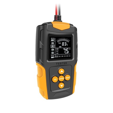 Cyfrowy tester akumulatorów 12/24V E6150 EUROKOMP