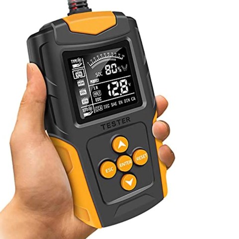 Cyfrowy tester akumulatorów 12/24V E6150 EUROKOMP