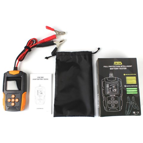 Cyfrowy tester akumulatorów 12/24V E6150 EUROKOMP