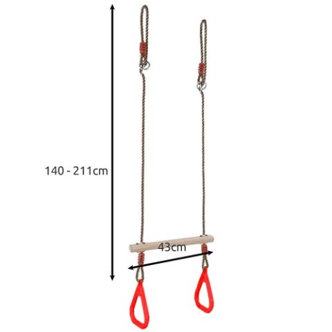 Huśtawka - trapez Kruzzel 25383 KRUZZEL