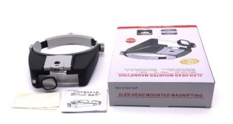 AG578A Lupa nagłowna 2led 1,5x - 17x ATL