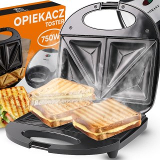 Toster opiekacz do kanapek tostów sandwich mocny RTO
