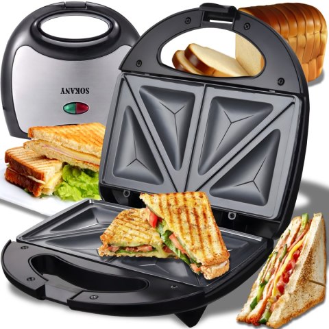 Toster opiekacz do kanapek tostów sandwich mocny RTO