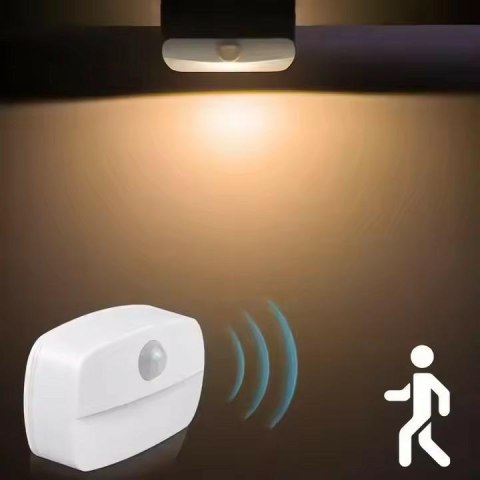 ZD156 Bezprzewodowa lampka led z czujnikiem ciepła biała ATL