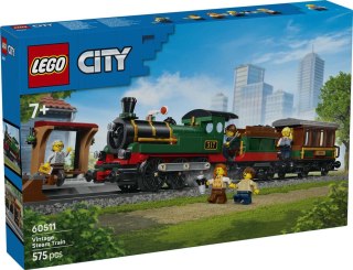 60511 | Retro Pociąg z Lokomotywą Parową LEGO