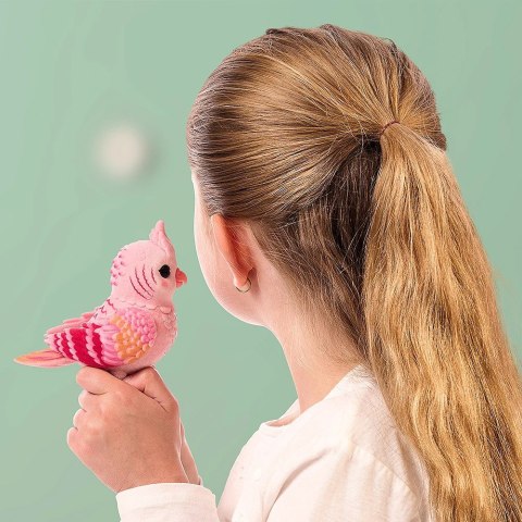 Figurka interaktywna little live pets - mój prawdziwy ptaszek różowy COBI