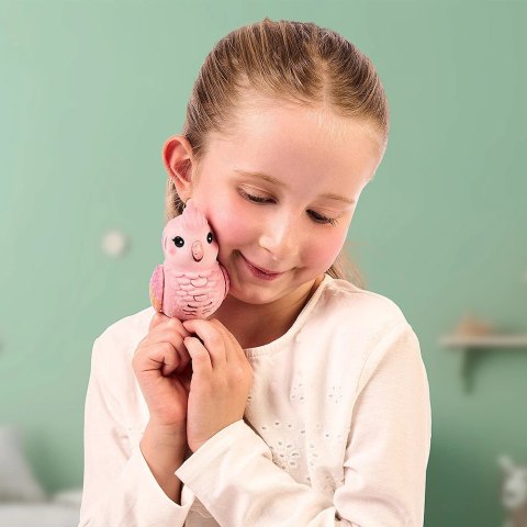 Figurka interaktywna little live pets - mój prawdziwy ptaszek różowy COBI