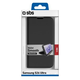 Etui pokrowiec z klapką na Samsung Galaxy S26 Ultra Wallet Smooth - czarny