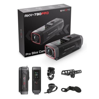 Kamera sportowa wideorejestrator 4K na kierownicę rower motocykl 730Pro - czarna