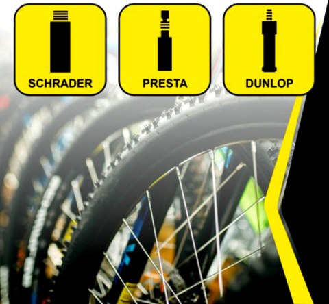 POMPKA WARSZTATOWO ROWEROWA DUNLOP 230 PSI (16Bar) Z MANOMETREM CZERWONY