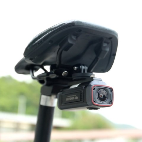 Uchwyt na kamerę AKEEYO podsiodłowy do roweru motocykla - czarny