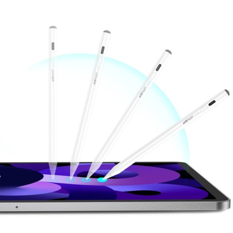 Rysik stylus pojemnościowy do iPad z 2 końcówkami V2 - biały