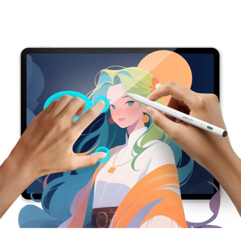 Rysik stylus pojemnościowy do iPad z 2 końcówkami V2 - biały
