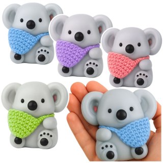 Gniotek Antystresowy Miękki Koala Z Wełnianą Torbą 8,5cm LEAN TOYS