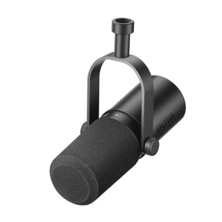 Mikrofon studyjny stojący przewodowy USB XLR - czarny