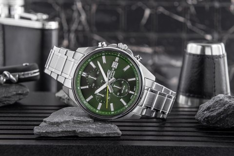 CASIO Zegarek Męski CASIO EDIFICE EFV-610D-3CVUEF + BOX
