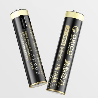 Bateria litowa akumulator AAA 1.5 V 500mWh USB-C - 4 szt.