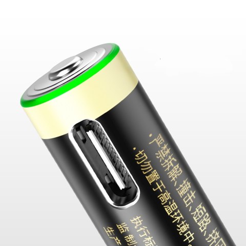 Bateria litowa akumulator AAA 1.5 V 500mWh USB-C - 4 szt.