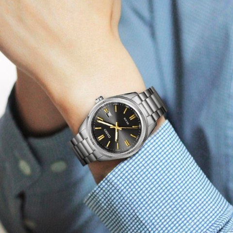 Casio ZEGAREK MĘSKI CASIO MTP-1302D-1A2 (zd072b) + BOX