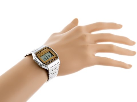 Casio ZEGAREK MĘSKI CASIO A158WEA-9 (zd093b) - KLASYKA + BOX