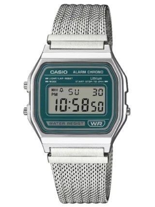 Casio ZEGAREK MĘSKI CASIO A158WEM-3DF (zd093d) - KLASYKA + BOX
