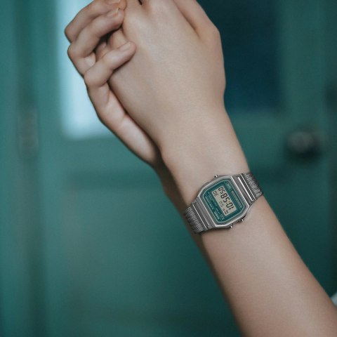 Casio ZEGAREK MĘSKI CASIO A158WEM-3DF (zd093d) - KLASYKA + BOX
