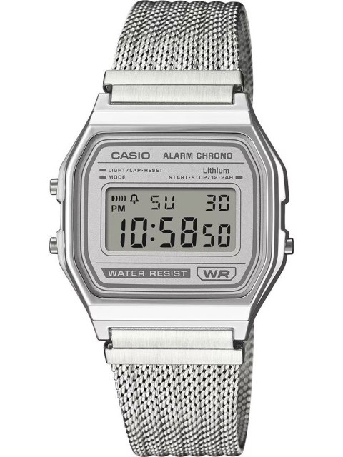 Casio ZEGAREK MĘSKI CASIO A158WEM-7DF (zd093e) - KLASYKA + BOX