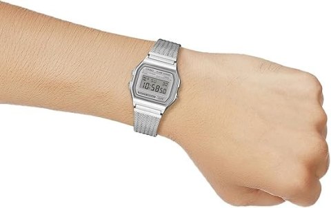 Casio ZEGAREK MĘSKI CASIO A158WEM-7DF (zd093e) - KLASYKA + BOX