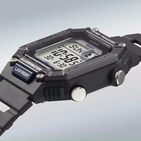 Casio ZEGAREK MĘSKI CASIO Digital Moonphase WS-B1000-1AVDF + BOX