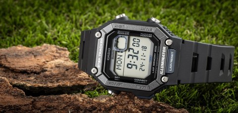 Casio ZEGAREK MĘSKI CASIO Digital Moonphase WS-B1000-1AVDF + BOX