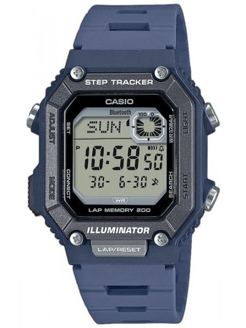 Casio ZEGAREK MĘSKI CASIO Digital Moonphase WS-B1000-2AVDF + BOX