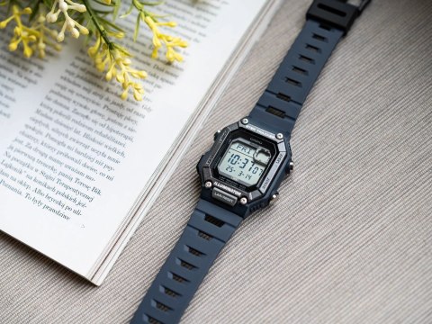 Casio ZEGAREK MĘSKI CASIO Digital Moonphase WS-B1000-2AVDF + BOX