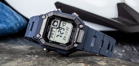 Casio ZEGAREK MĘSKI CASIO Digital Moonphase WS-B1000-2AVDF + BOX