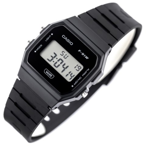 Casio ZEGAREK MĘSKI CASIO F-91WB-1ADF + BOX
