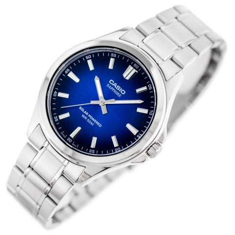 Casio ZEGAREK MĘSKI CASIO MTS-RS100D-2A SZAFIR SOLAR + BOX